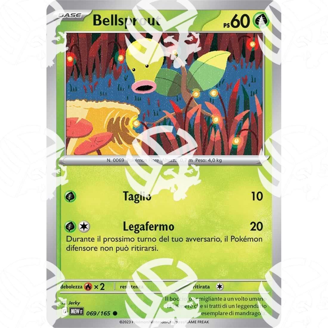 151 - Bellsprout - 069/165 - Warcard - 151 - Bellsprout - 069/165 i prezzi più bassi sul mercato, solo da www.warcardshop.com! Carte singole, box, buste e mazzi.