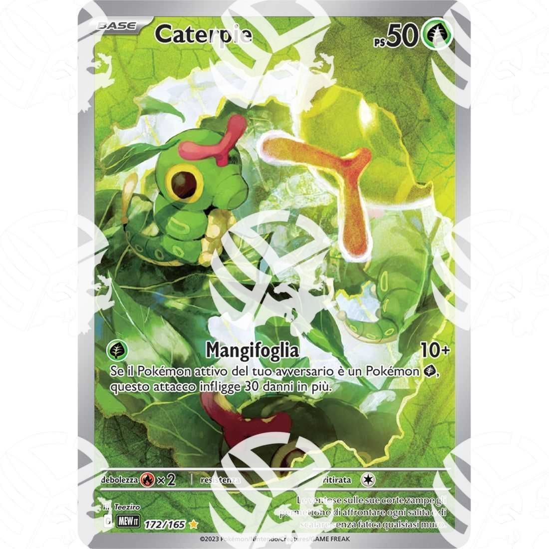151 - Caterpie - Illustration Rare | 172/165 - Warcard - 151 - Caterpie - Illustration Rare | 172/165 i prezzi più bassi sul mercato, solo da www.warcardshop.com! Carte singole, box, buste e mazzi.