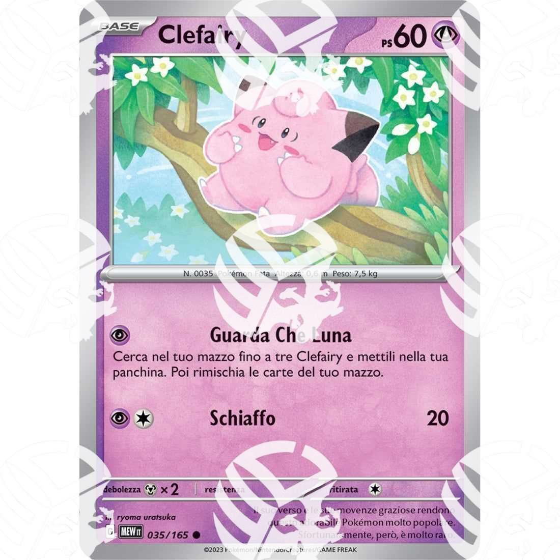 151 - Clefairy - 035/165 - Warcard - 151 - Clefairy - 035/165 i prezzi più bassi sul mercato, solo da www.warcardshop.com! Carte singole, box, buste e mazzi.