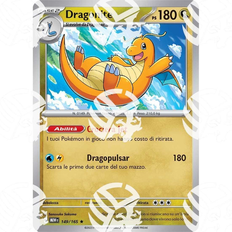 151 - Dragonite - Holo Rare 149/165 - Warcard - 151 - Dragonite - Holo Rare 149/165 i prezzi più bassi sul mercato, solo da www.warcardshop.com! Carte singole, box, buste e mazzi.