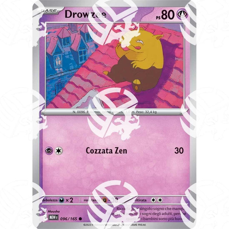151 - Drowzee - 096/165 - Warcard - 151 - Drowzee - 096/165 i prezzi più bassi sul mercato, solo da www.warcardshop.com! Carte singole, box, buste e mazzi.