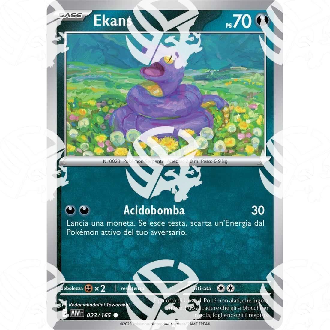 151 - Ekans - 023/165 - Warcard - 151 - Ekans - 023/165 i prezzi più bassi sul mercato, solo da www.warcardshop.com! Carte singole, box, buste e mazzi.