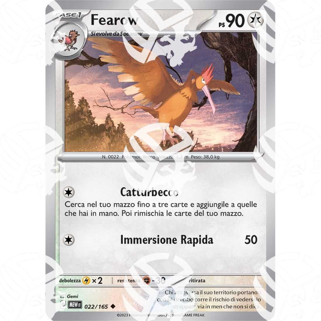 151 - Fearow - 022/165 - Warcard - 151 - Fearow - 022/165 i prezzi più bassi sul mercato, solo da www.warcardshop.com! Carte singole, box, buste e mazzi.