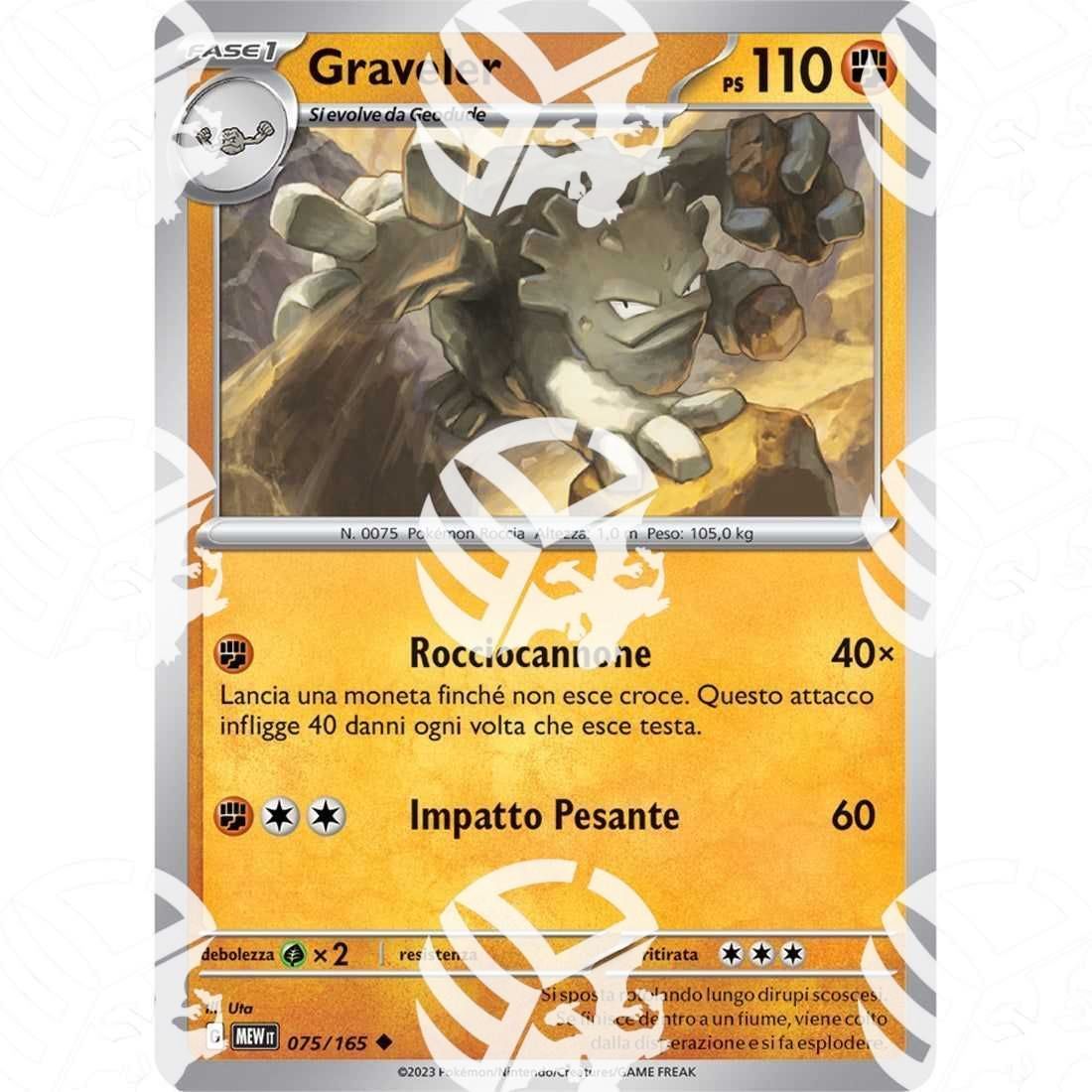151 - Graveler - 075/165 - Warcard - 151 - Graveler - 075/165 i prezzi più bassi sul mercato, solo da www.warcardshop.com! Carte singole, box, buste e mazzi.