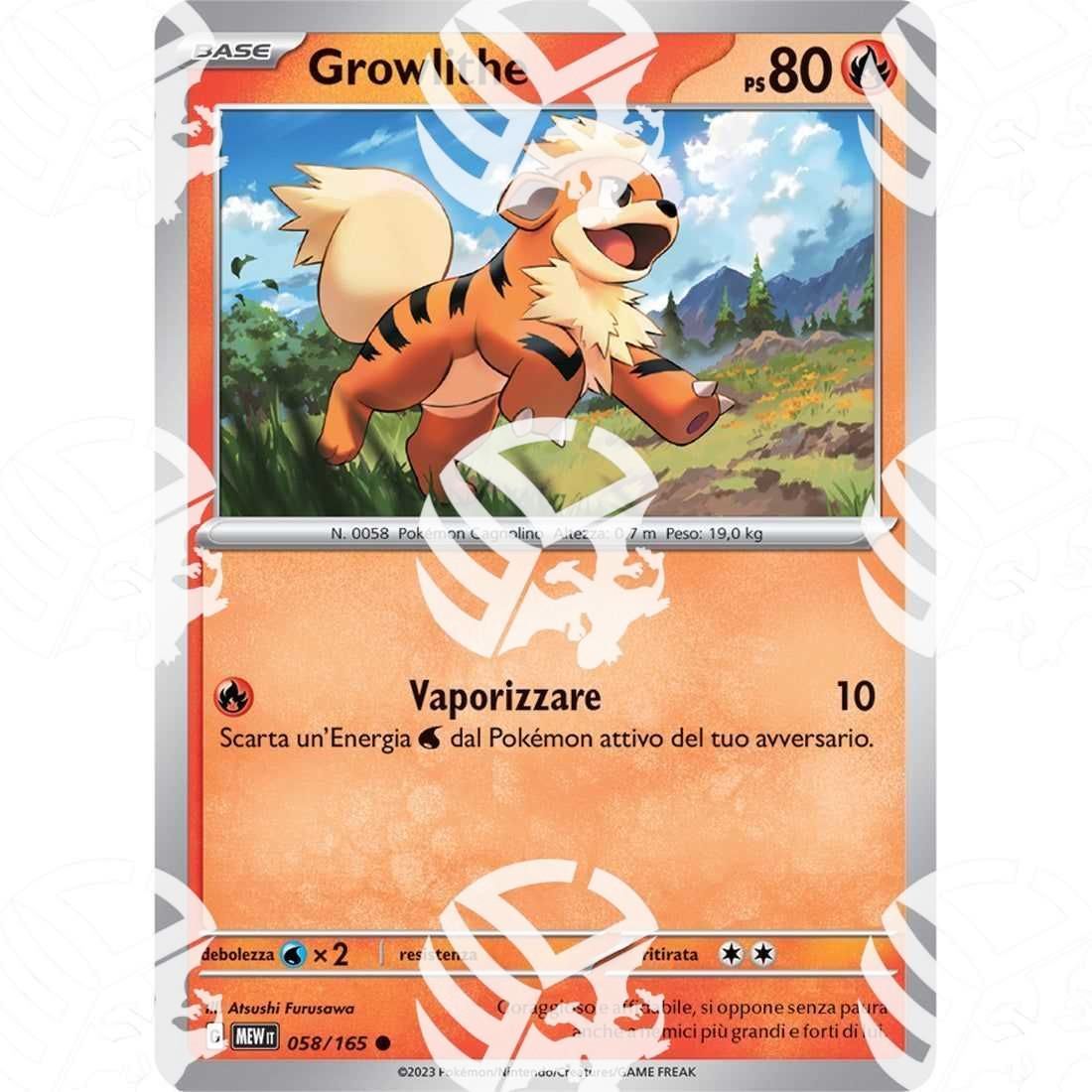 151 - Growlithe - 058/165 - Warcard - 151 - Growlithe - 058/165 i prezzi più bassi sul mercato, solo da www.warcardshop.com! Carte singole, box, buste e mazzi.
