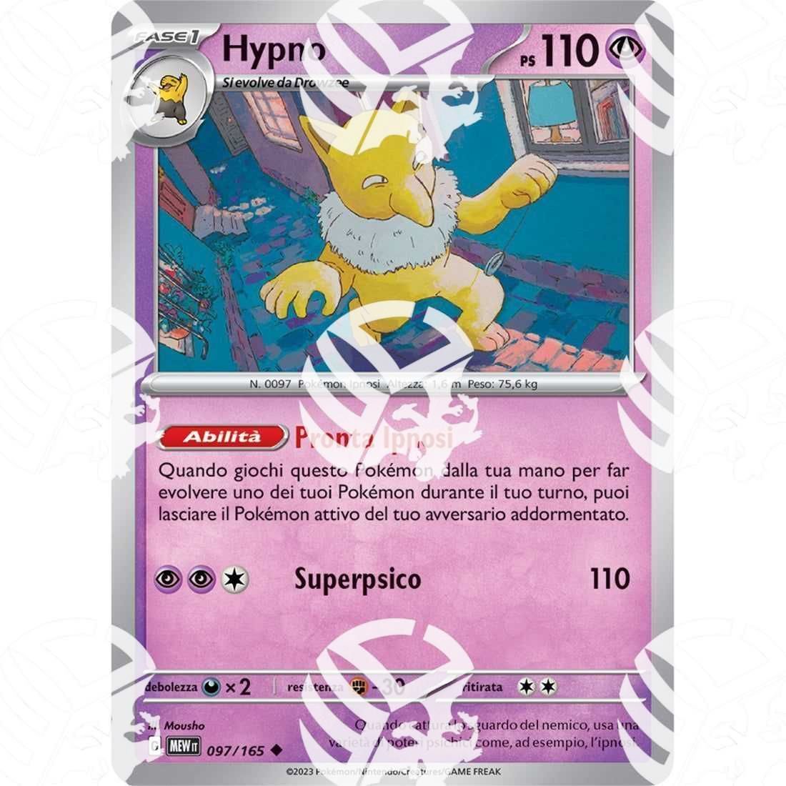 151 - Hypno - 097/165 - Warcard - 151 - Hypno - 097/165 i prezzi più bassi sul mercato, solo da www.warcardshop.com! Carte singole, box, buste e mazzi.