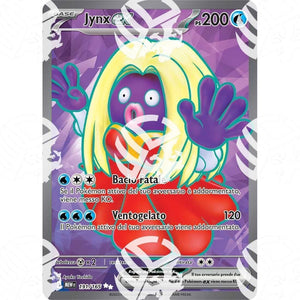 151 - Jynx ex - Full Art | 191/165 - Warcard - 151 - Jynx ex - Full Art | 191/165 i prezzi più bassi sul mercato, solo da www.warcardshop.com! Carte singole, box, buste e mazzi.