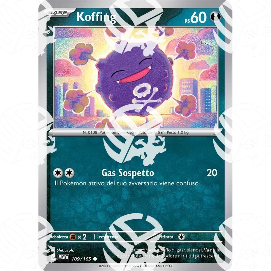 151 - Koffing - 109/165 - Warcard - 151 - Koffing - 109/165 i prezzi più bassi sul mercato, solo da www.warcardshop.com! Carte singole, box, buste e mazzi.