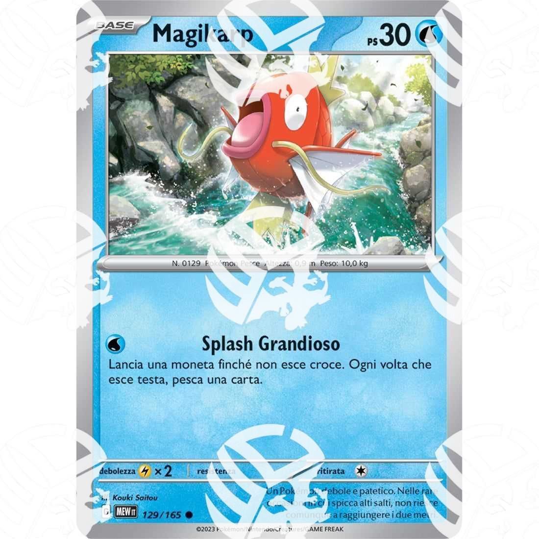 151 - Magikarp - 129/165 - Warcard - 151 - Magikarp - 129/165 i prezzi più bassi sul mercato, solo da www.warcardshop.com! Carte singole, box, buste e mazzi.