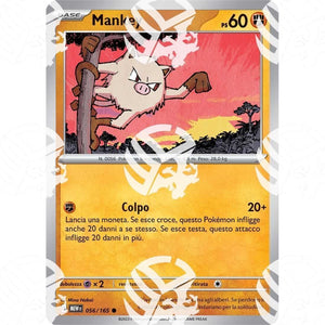 151 - Mankey - 056/165 - Warcard - 151 - Mankey - 056/165 i prezzi più bassi sul mercato, solo da www.warcardshop.com! Carte singole, box, buste e mazzi.