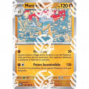 151 - Marowak - Holo Rare 105/165 - Warcard - 151 - Marowak - Holo Rare 105/165 i prezzi più bassi sul mercato, solo da www.warcardshop.com! Carte singole, box, buste e mazzi.
