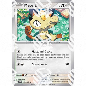 151 - Meowth - 052/165 - Warcard - 151 - Meowth - 052/165 i prezzi più bassi sul mercato, solo da www.warcardshop.com! Carte singole, box, buste e mazzi.