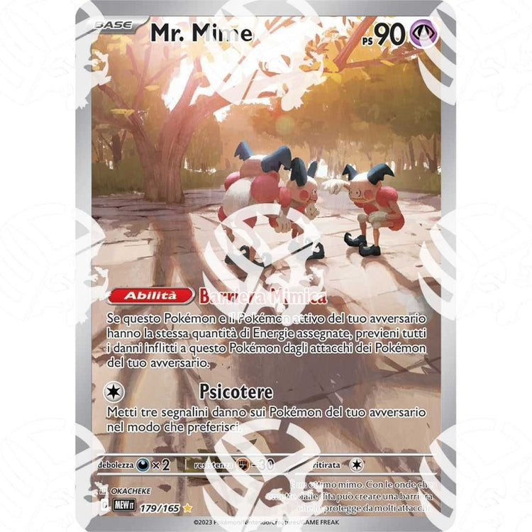 151 - Mr. Mime - Illustration Rare | 179/165 - Warcard - 151 - Mr. Mime - Illustration Rare | 179/165 i prezzi più bassi sul mercato, solo da www.warcardshop.com! Carte singole, box, buste e mazzi.