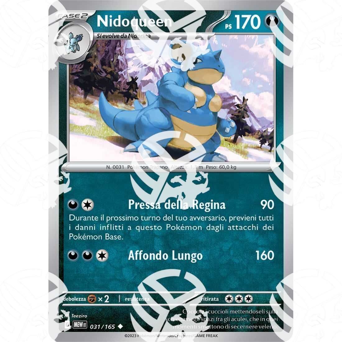 151 - Nidoqueen - 031/165 - Warcard - 151 - Nidoqueen - 031/165 i prezzi più bassi sul mercato, solo da www.warcardshop.com! Carte singole, box, buste e mazzi.