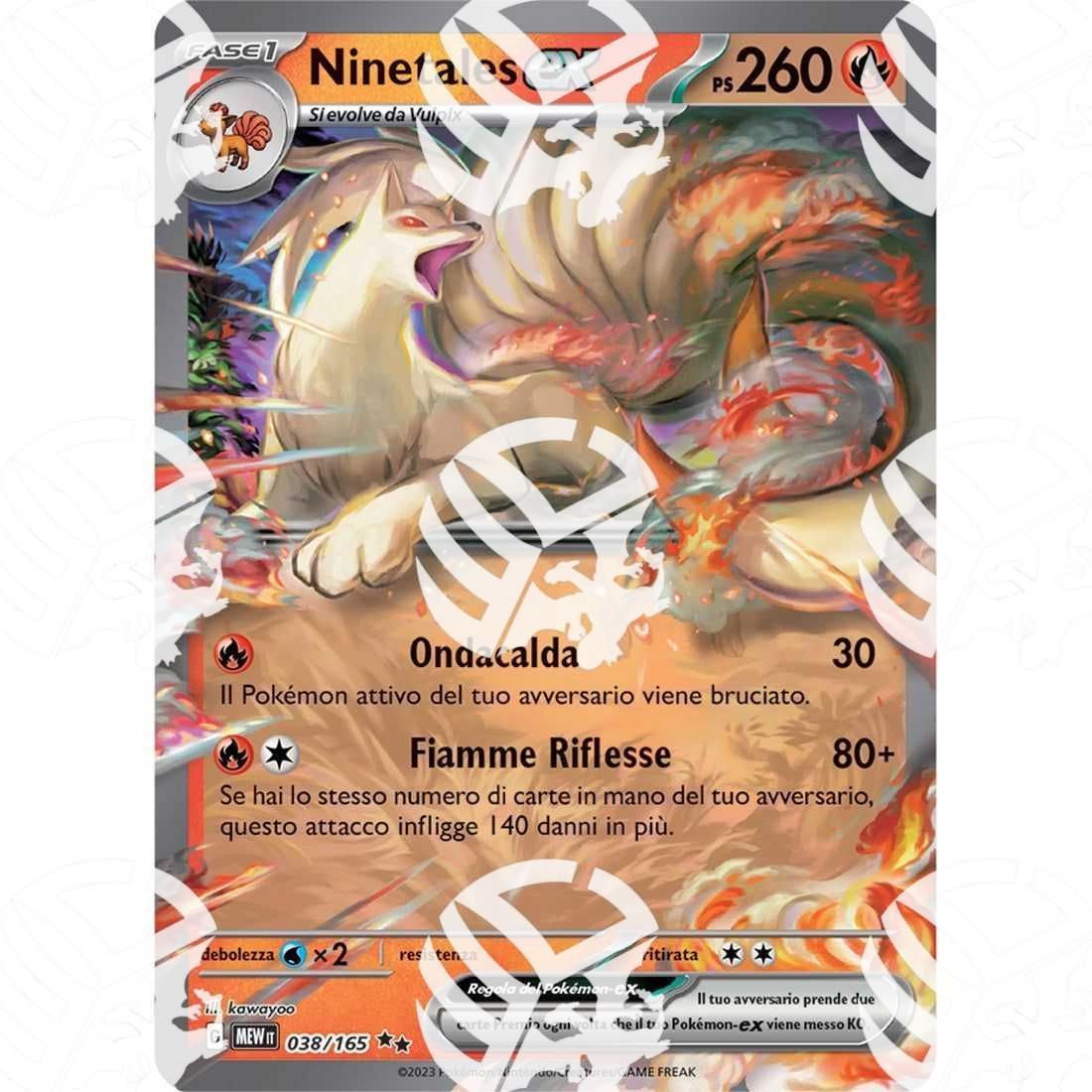 151 - Ninetales ex - 038/165 - Warcard - 151 - Ninetales ex - 038/165 i prezzi più bassi sul mercato, solo da www.warcardshop.com! Carte singole, box, buste e mazzi.