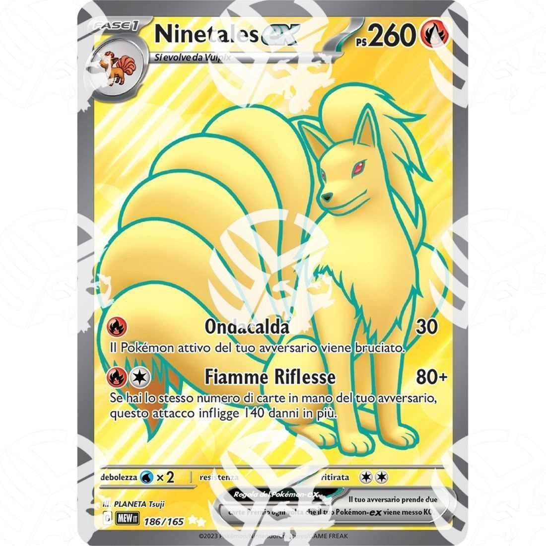 151 - Ninetales ex - Full Art | 186/165 - Warcard - 151 - Ninetales ex - Full Art | 186/165 i prezzi più bassi sul mercato, solo da www.warcardshop.com! Carte singole, box, buste e mazzi.