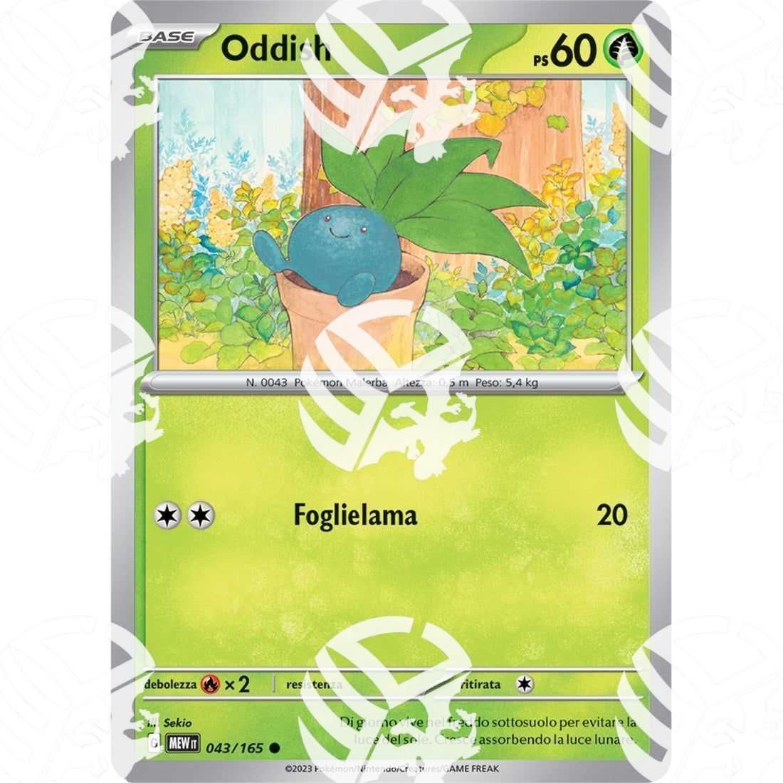 151 - Oddish - 043/165 - Warcard - 151 - Oddish - 043/165 i prezzi più bassi sul mercato, solo da www.warcardshop.com! Carte singole, box, buste e mazzi.