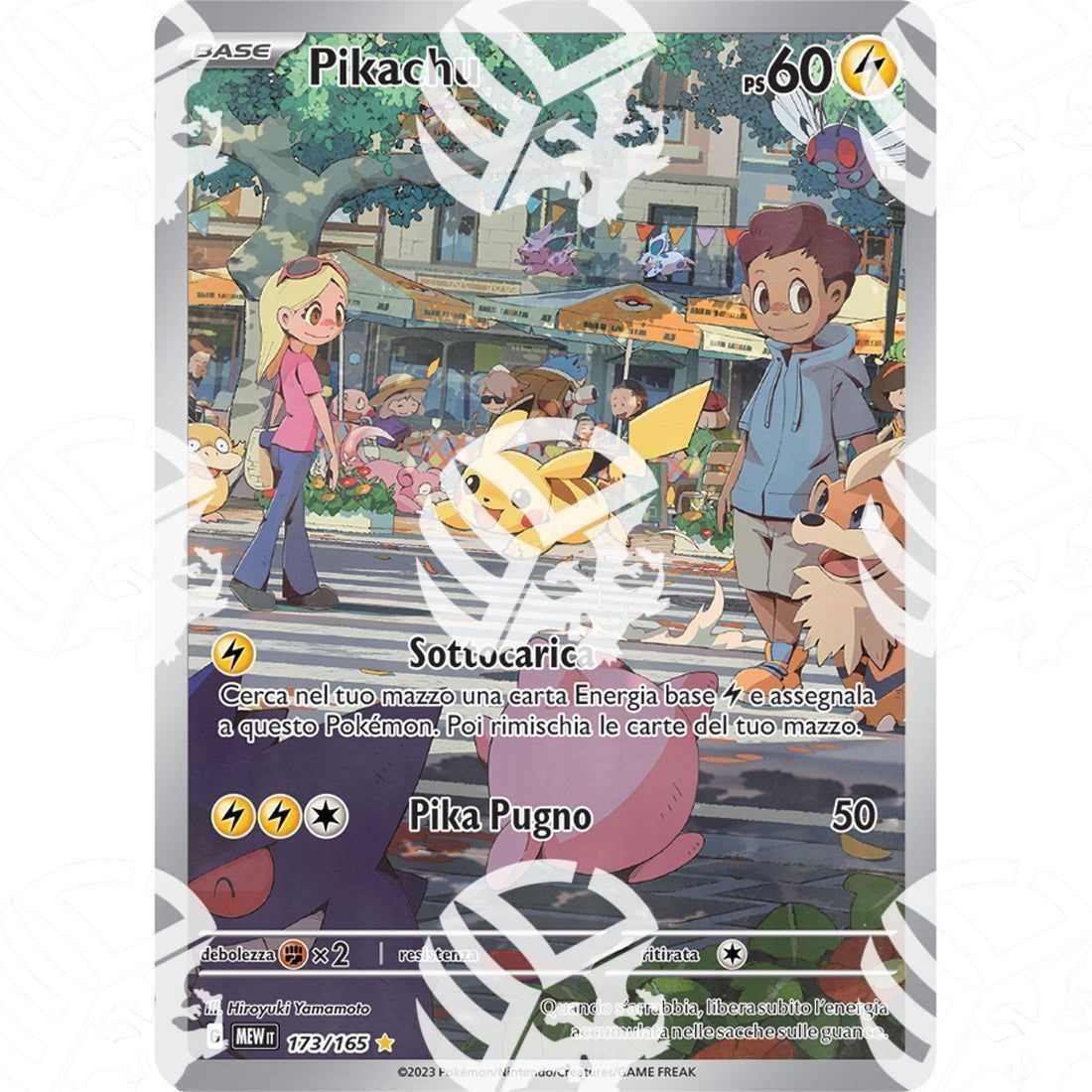 151 - Pikachu - Illustration Rare | 173/165 - Warcard - 151 - Pikachu - Illustration Rare | 173/165 i prezzi più bassi sul mercato, solo da www.warcardshop.com! Carte singole, box, buste e mazzi.