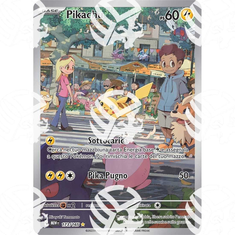 151 - Pikachu - Illustration Rare | 173/165 - Warcard - 151 - Pikachu - Illustration Rare | 173/165 i prezzi più bassi sul mercato, solo da www.warcardshop.com! Carte singole, box, buste e mazzi.