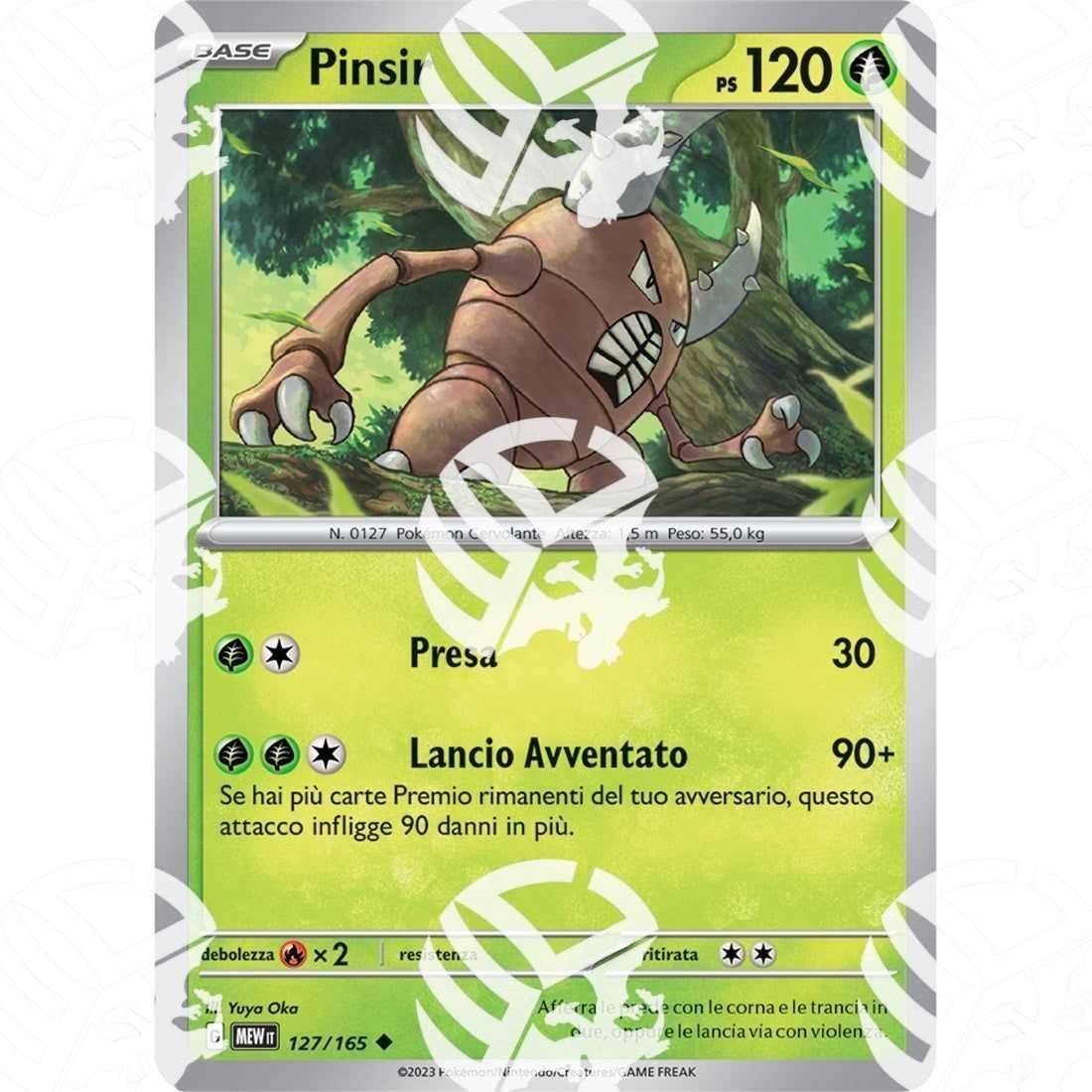 151 - Pinsir - 127/165 - Warcard - 151 - Pinsir - 127/165 i prezzi più bassi sul mercato, solo da www.warcardshop.com! Carte singole, box, buste e mazzi.