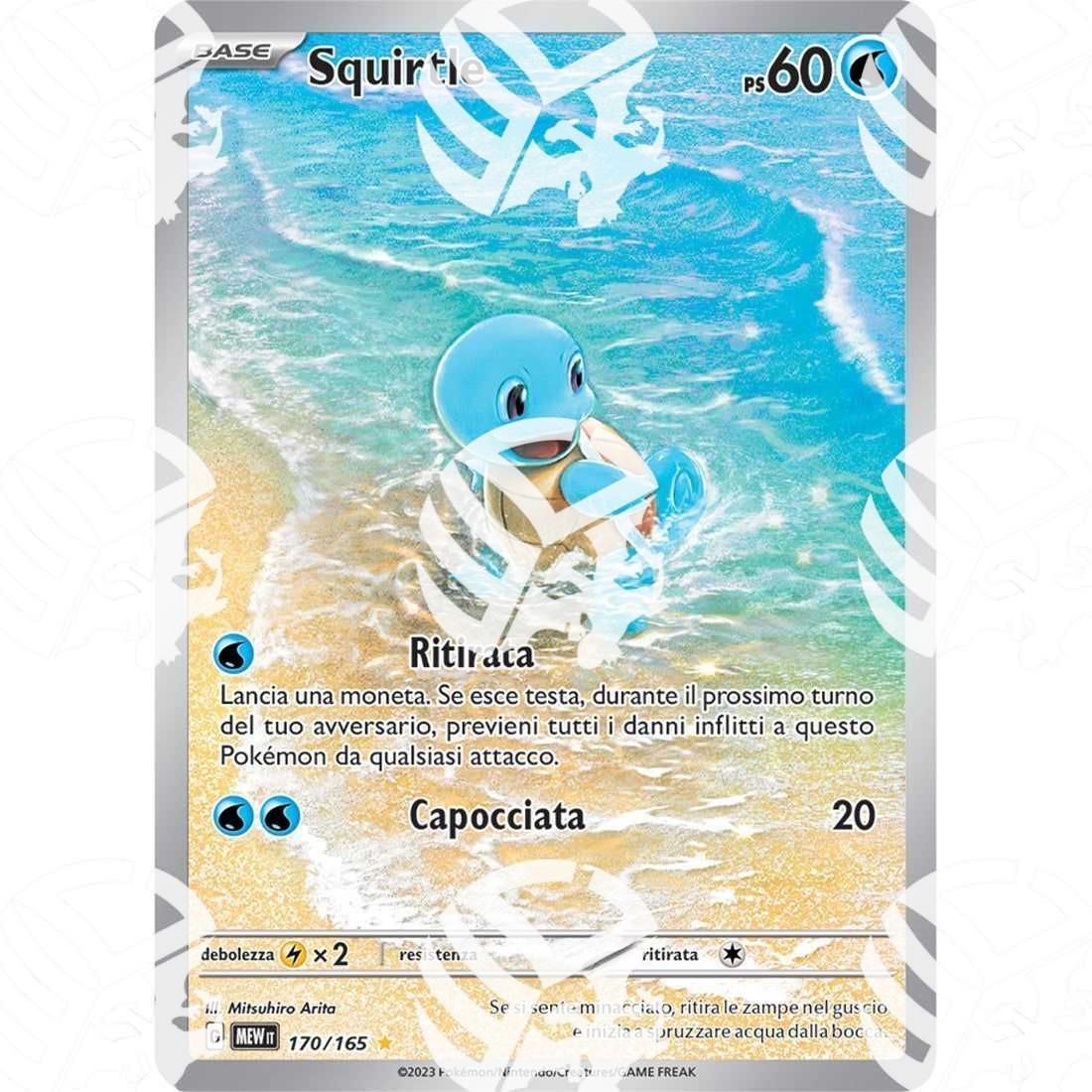 151 - Squirtle - Illustration Rare | 170/165 - Warcard - 151 - Squirtle - Illustration Rare | 170/165 i prezzi più bassi sul mercato, solo da www.warcardshop.com! Carte singole, box, buste e mazzi.