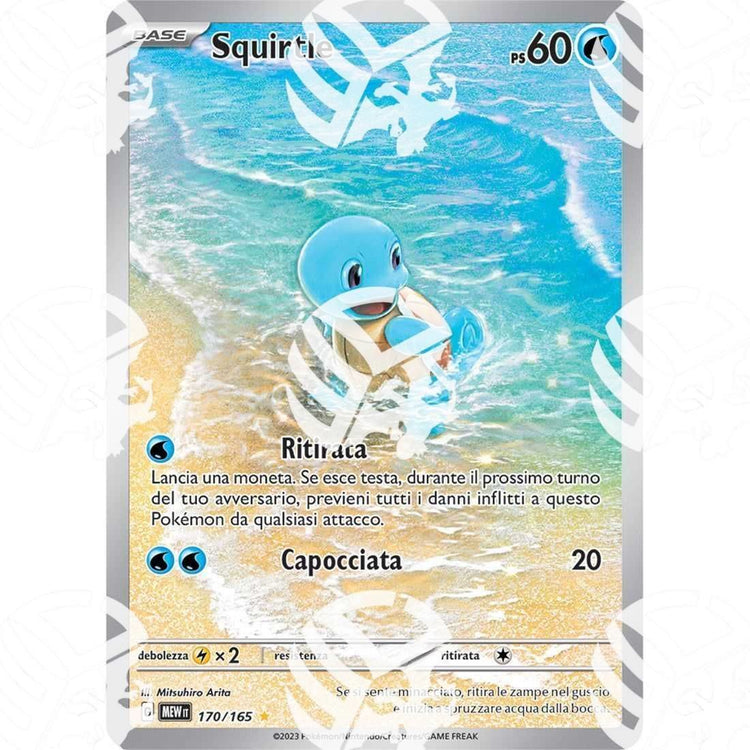 151 - Squirtle - Illustration Rare | 170/165 - Warcard - 151 - Squirtle - Illustration Rare | 170/165 i prezzi più bassi sul mercato, solo da www.warcardshop.com! Carte singole, box, buste e mazzi.