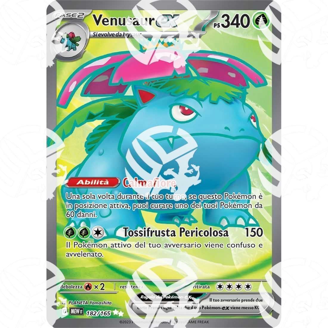 151 - Venusaur ex - Full Art | 182/165 - Warcard - 151 - Venusaur ex - Full Art | 182/165 i prezzi più bassi sul mercato, solo da www.warcardshop.com! Carte singole, box, buste e mazzi.