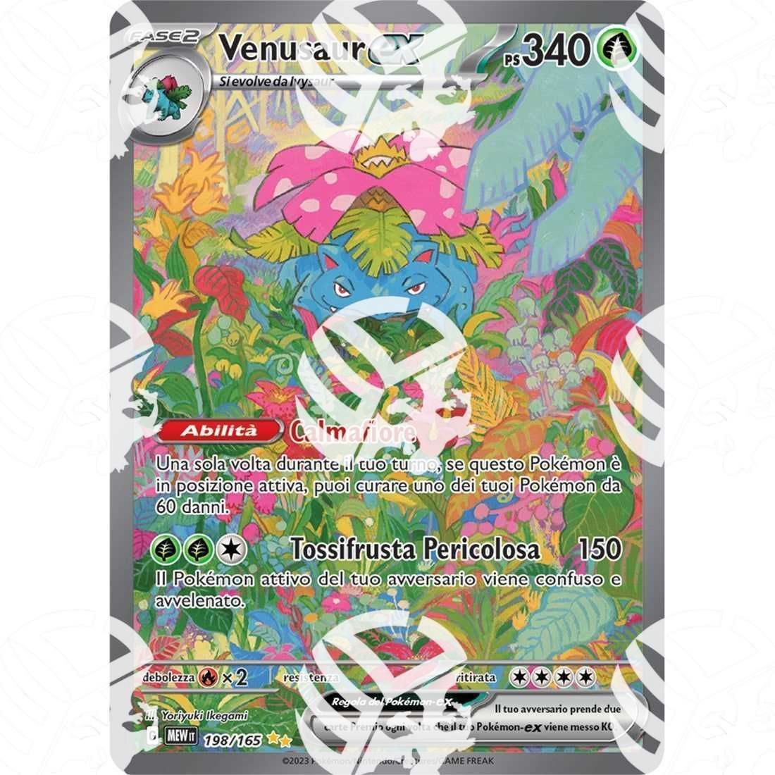 151 - Venusaur ex - Special Illustration Rare | 198/165 - Warcard - 151 - Venusaur ex - Special Illustration Rare | 198/165 i prezzi più bassi sul mercato, solo da www.warcardshop.com! Carte singole, box, buste e mazzi.