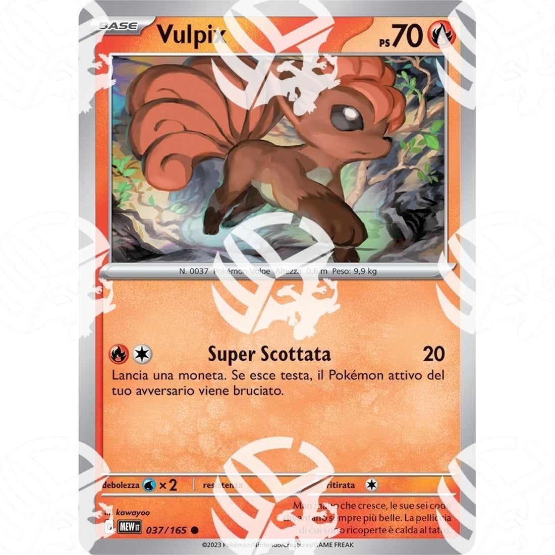 151 - Vulpix - 037/165 - Warcard - 151 - Vulpix - 037/165 i prezzi più bassi sul mercato, solo da www.warcardshop.com! Carte singole, box, buste e mazzi.