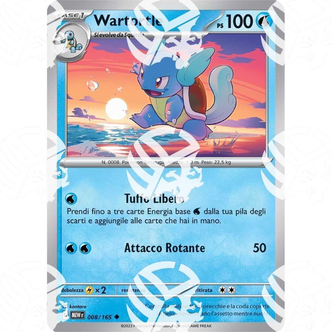 151 - Wartortle - 008/165 - Warcard - 151 - Wartortle - 008/165 i prezzi più bassi sul mercato, solo da www.warcardshop.com! Carte singole, box, buste e mazzi.