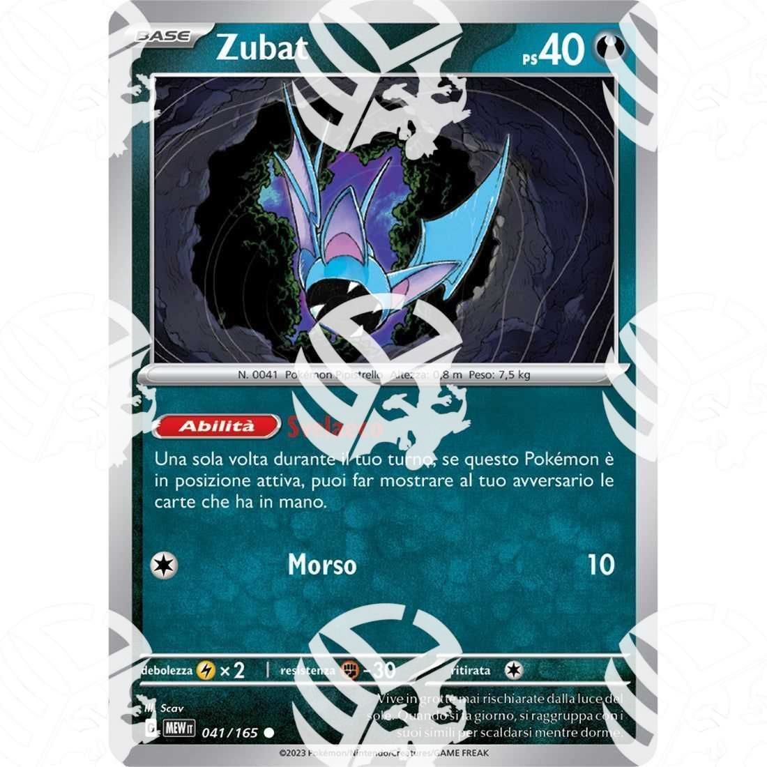 151 - Zubat - 041/165 - Warcard - 151 - Zubat - 041/165 i prezzi più bassi sul mercato, solo da www.warcardshop.com! Carte singole, box, buste e mazzi.