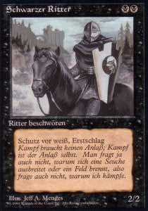 Cavaliere Nero - Foreign Black Bordered (Uncommon) [DTL-3]