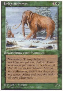 Mammut da Guerra - Foreign White Bordered (Common)