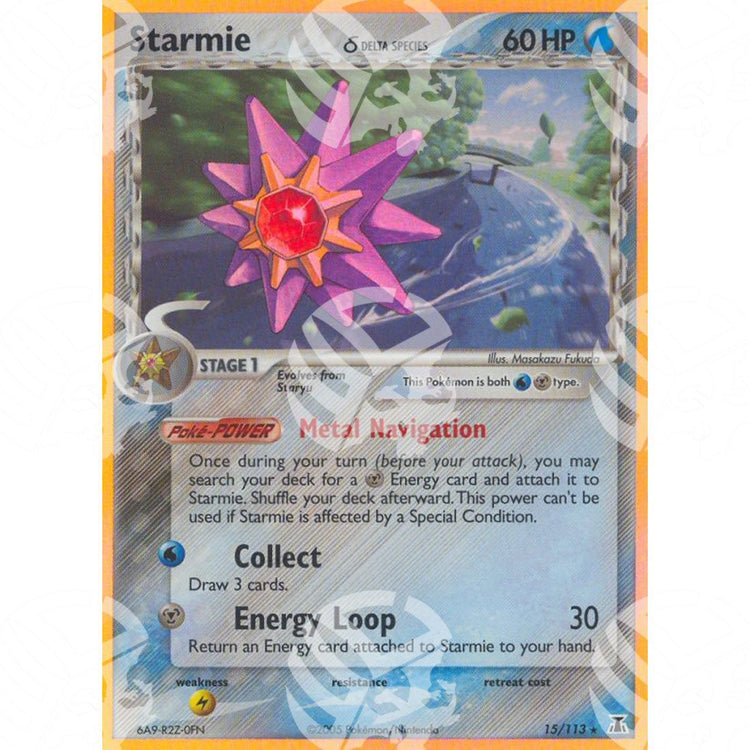 EX Specie Delta - Starmie δ - Holo Rare 15/113 - Warcard - EX Specie Delta - Starmie δ - Holo Rare 15/113 i prezzi più bassi sul mercato, solo da www.warcardshop.com! Carte singole, box, buste e mazzi.