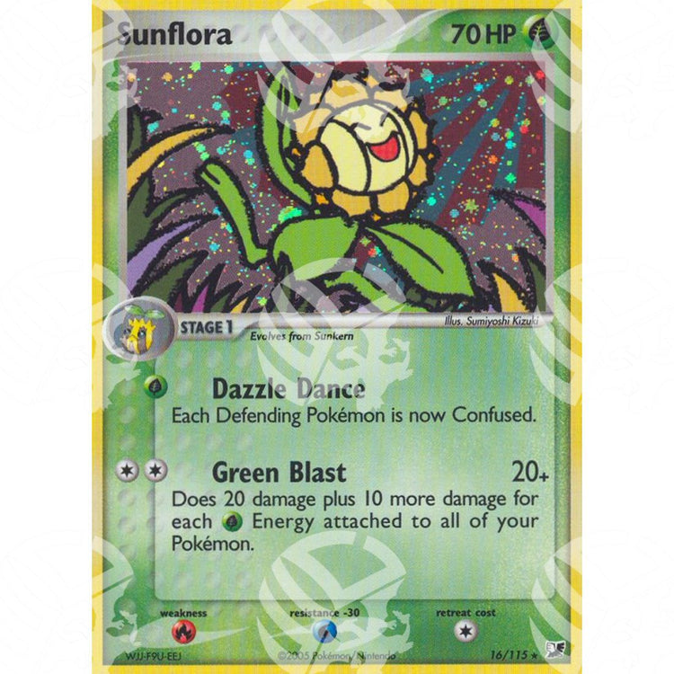 EX Forze Segrete - Sunflora - Holo Rare 16/115 - Warcard - EX Forze Segrete - Sunflora - Holo Rare 16/115 i prezzi più bassi sul mercato, solo da www.warcardshop.com! Carte singole, box, buste e mazzi.
