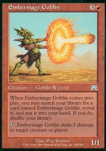 Goblin Mago delle Braci - Assalto (Uncommon) [ONS-200]