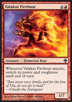 Cinghiale Infuocato di Valakut - Ascesa degli Eldrazi (Uncommon) [ROE-170]