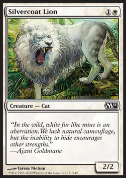 Leone dal Manto Argentato - Magic 2011 (Common) [M11-31]