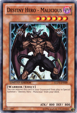 Malicious - EROE del Destino - Gold Series 3 (Common) [GLD3-009]