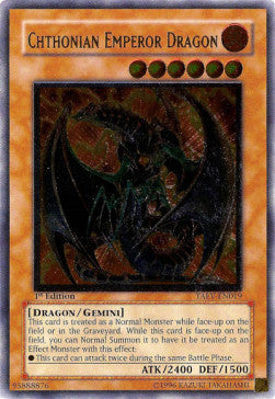 Drago Imperatore Chthoniano - Tactical Evolution (Ultimate Rare) [TAEV-019]