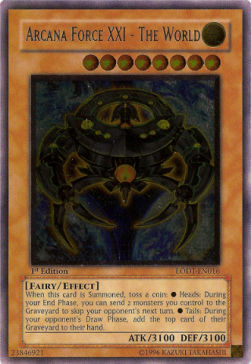 Energia Arcana XXI - Il Mondo - Light of Destruction (Ultimate Rare) [LODT-016]