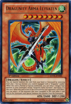 Leyvaten Arma Dragunità - Structure Deck: Dragunity Legion (Ultra Rare) [SDDL-001]