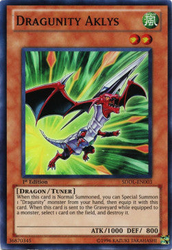 Aklys Dragunità - Structure Deck: Dragunity Legion (Super Rare) [SDDL-003]