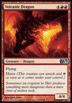 Drago Vulcanico - Magic 2012 (Uncommon) [M12-158]