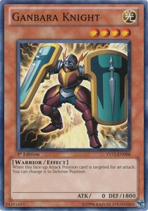 Cavaliere Ganbara - Starter Deck: Dawn of the Xyz (Common) [YS11-006]