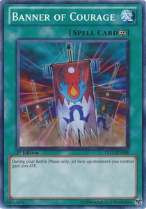 Stendardo del Coraggio - Starter Deck: Dawn of the Xyz (Common) [YS11-028]