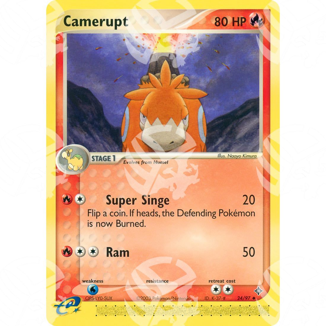 EX Drago - Camerupt - 24/97 - Warcard - EX Drago - Camerupt - 24/97 i prezzi più bassi sul mercato, solo da www.warcardshop.com! Carte singole, box, buste e mazzi.