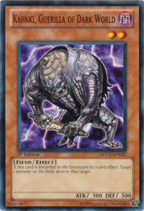 Kahkki, Guerrigliero del Mondo Oscuro - Structure Deck: Gates of the Underworld (Common) [SDGU-007]