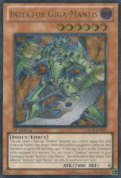 Giga-Mantide Inzektor - Order of Chaos (Ultimate Rare) [ORCS-021]