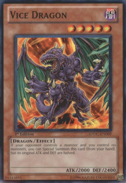 Drago del Vizio - Structure Deck: Dragons Collide (Common) [SDDC-009]